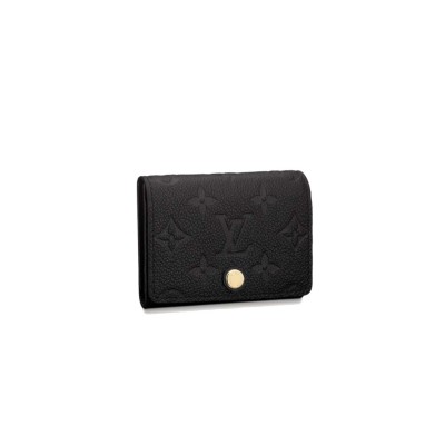 LOUIS VUITTON EMPREINTE BUSINESS CARD HOLDER BLACK M58456 (10.5*8cm) 